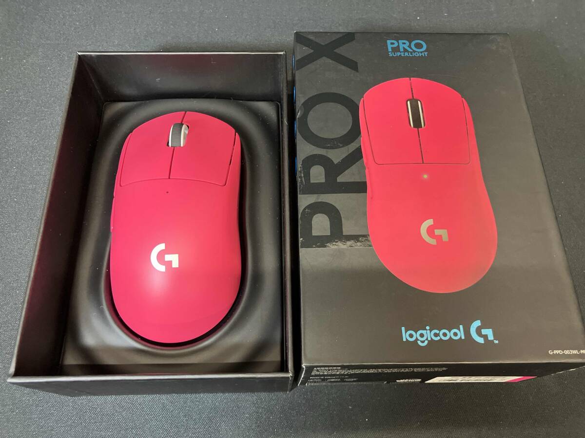 Logicool G-PPD-003WL-MG PRO X SUPERLIGHT G-PPD-003WL-MG マウス拍卖