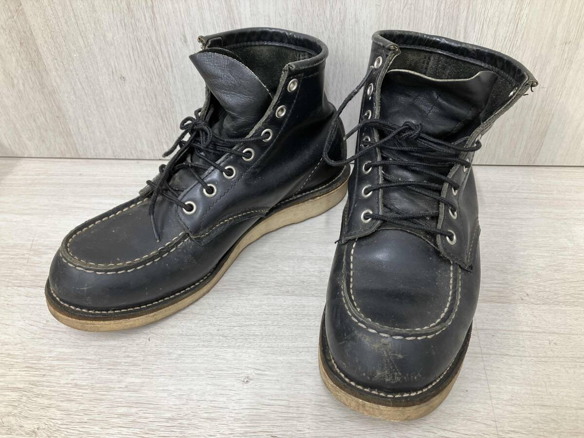RED WING Irish Setter MOC TOE CLASSIC BOOTS 8130 サイズ8.5 ブラック拍卖