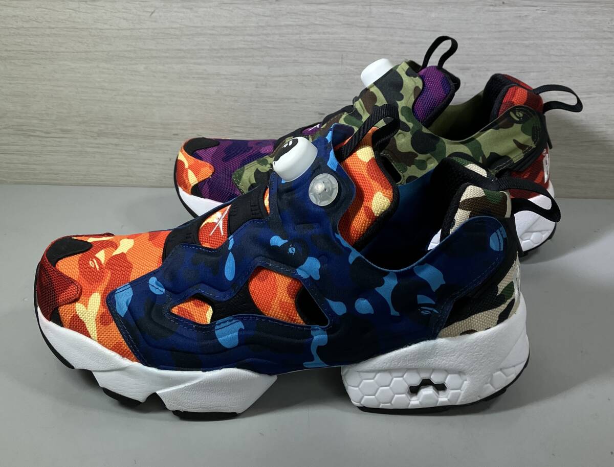 Reebok × A BATHING APE /Q47370 Instapump Fury OG /スニーカー/サイズ27cm拍卖
