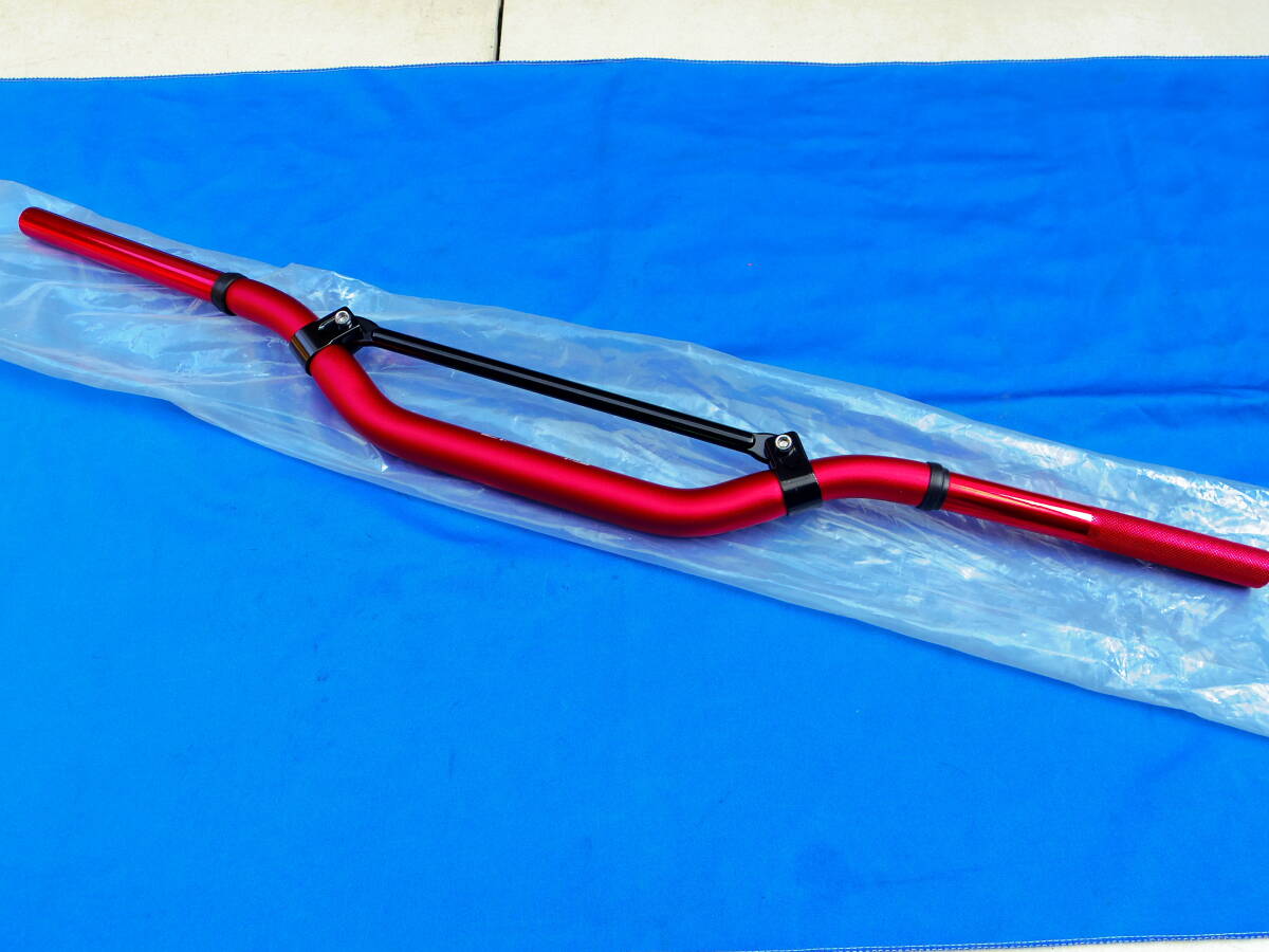 モトクロス/エンデューロ アルミハンドル メーカー不明・レンサル(RENTHAL)タイプ 新品 赤 CRF250R/CR125R/CRF250L/XR250R/CRM250R/CRF250M拍卖