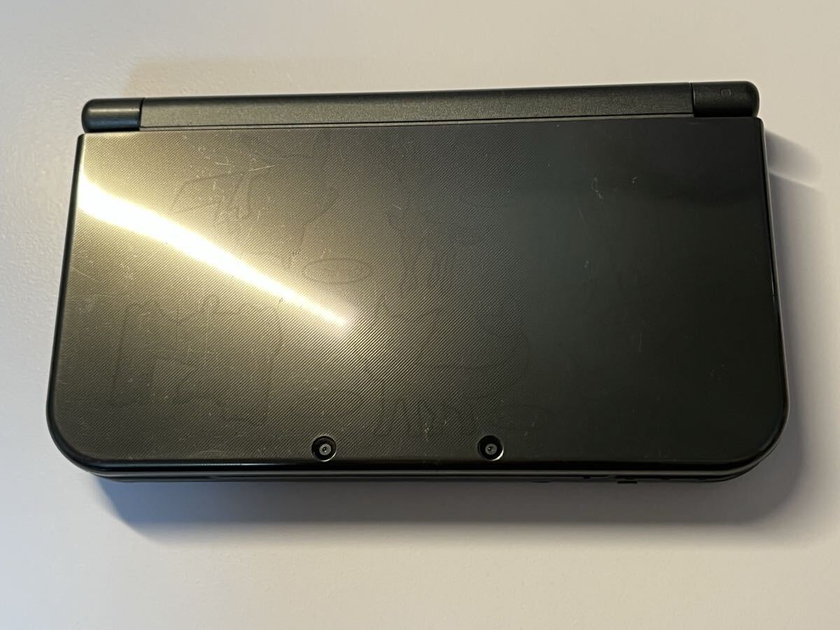 Newニンテンドー3DSLL メタリックブラック 液晶ヤケ拍卖