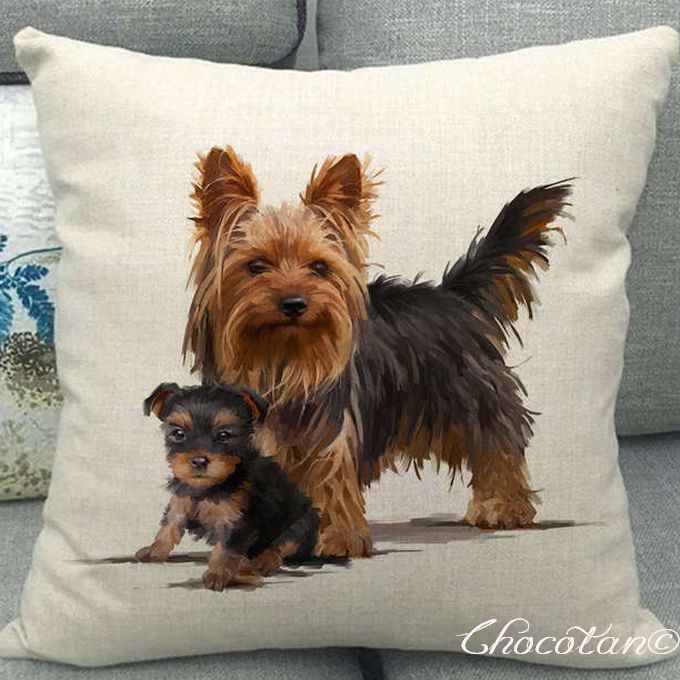 【送料無料】ヨークシャーテリア 23 クッションカバー【新品】拍卖