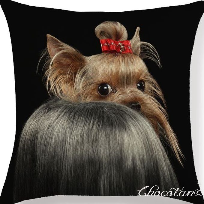 【送料無料】ヨークシャーテリア H1 クッションカバー【新品】拍卖