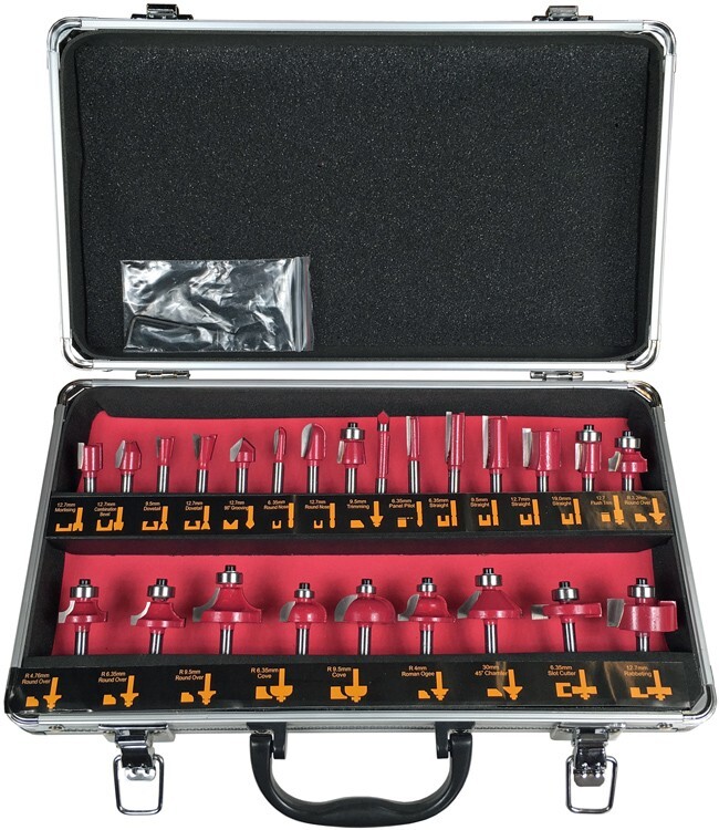 トリマー ルータービット 24本セット 電動ルーター用 電動トリマー用 ルータービットセット ルーターセット 超硬 ドリル ミニドリル 木工拍卖