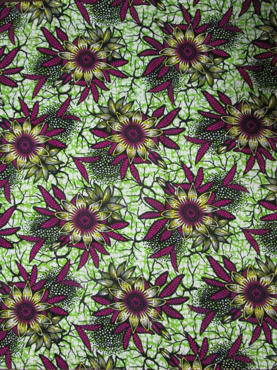 ⑭Jアフリカンプリント*パーニュ*キテンゲ*アフリカンバティック拍卖