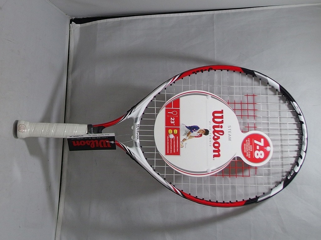 【未使用】 ウィルソン wilson ウィルソン wilson ジュニア用テニスラケット STEAM 23拍卖
