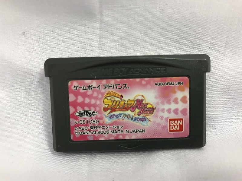 BANDAI ゲームボーイアドバンス用ソフト ふたりはプリキュア Max Heart マジ?マジ!?ファイトde IN じゃない AGB-BFMJ-JPN拍卖