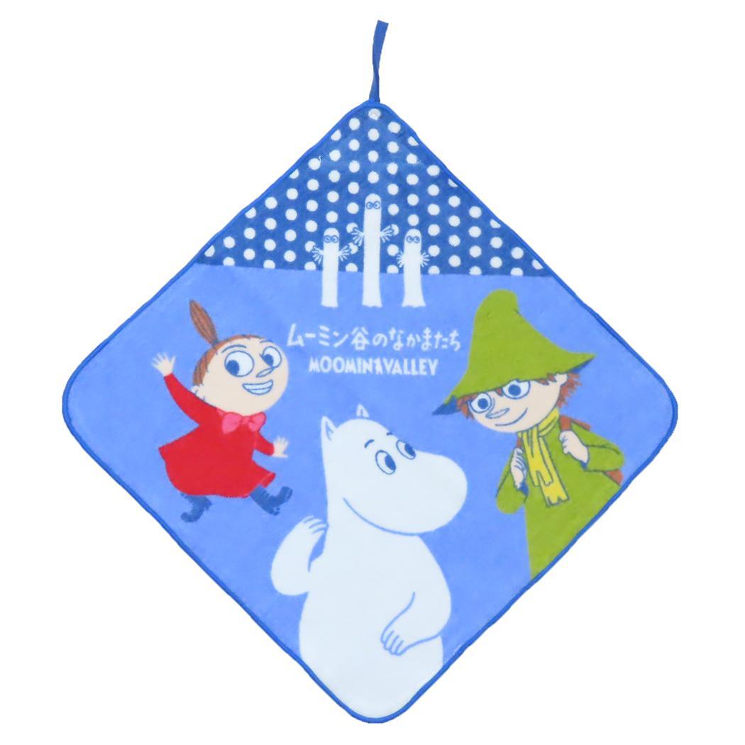 ムーミン 幼稚園ループ付きハンドタオル 北欧 ループタオル キャラクター拍卖