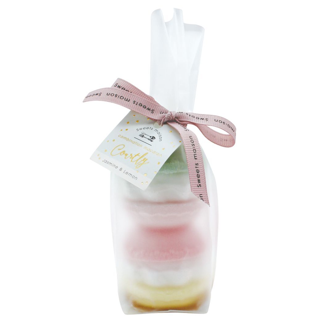 入浴剤 スウィーツメゾン コンビネーションマカロン バスフィズ 2個セット コートリー ジャスミン&レモン ノルコーポレーション拍卖