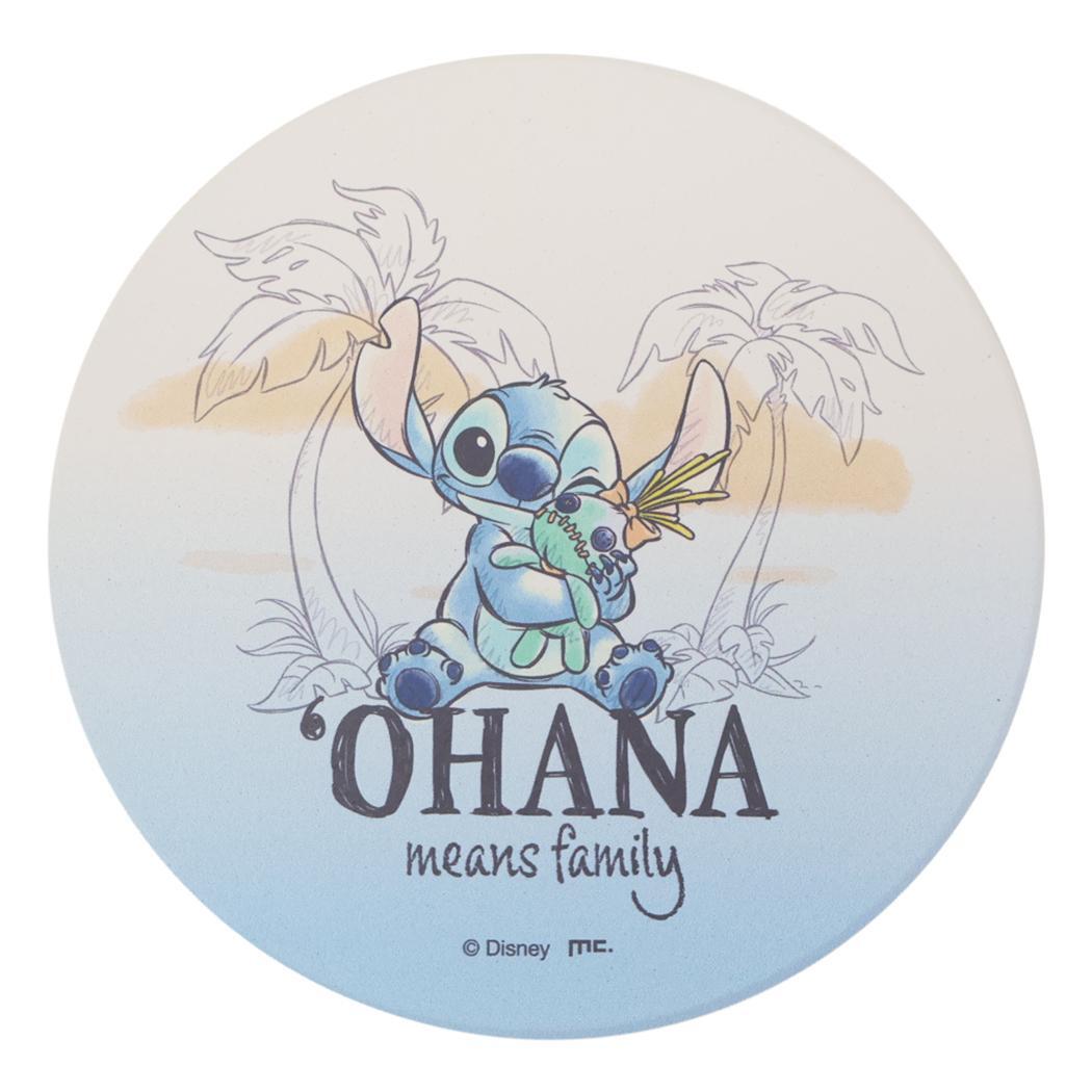 リロ&スティッチ テーブルウェア 吸水コースター 水彩 スティッチ&スクランプ ディズニー マリモクラフト プレゼント キャラクタ拍卖