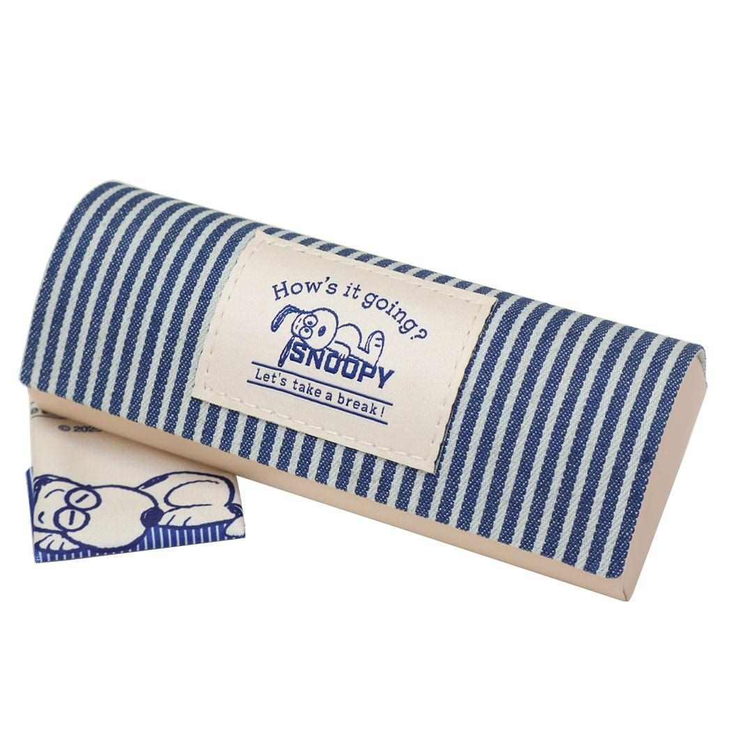 スヌーピー 眼鏡ケース クロス付きメガネケース ブレイクタイム ピーナッツ マリモクラフト ハードタイプ キャラクター グッズ拍卖