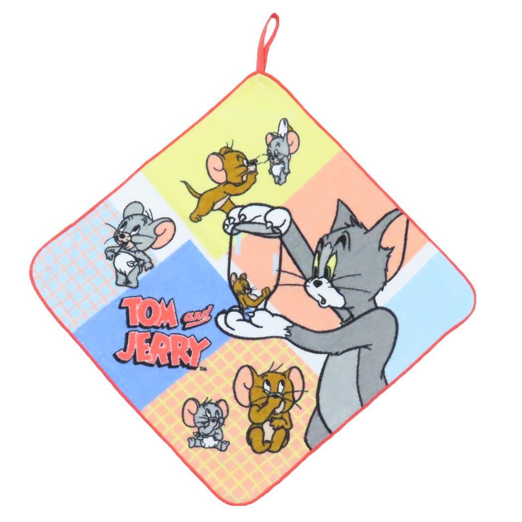 トムとジェリー グッズ ループタオル キャラクター 幼稚園ループ付きハンドタオル カラフルワールド拍卖