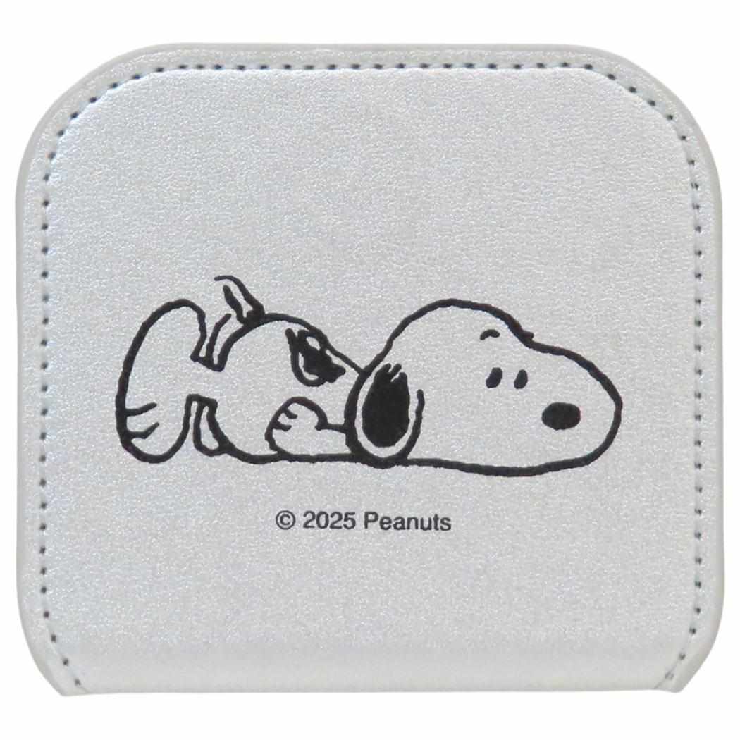 スヌーピー 手鏡 折りたたみミニミラー Take it easy ピーナッツ カミオジャパン 化粧直し キャラクター グッズ拍卖