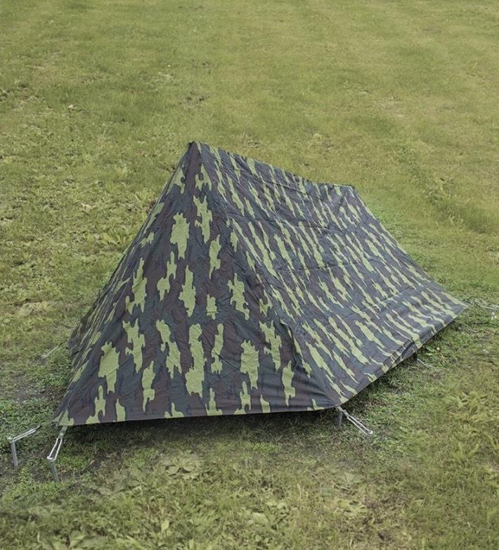 ★★ 未使用品 デッドストック ベルギー軍 2人用テントセット カモ CAMO 軍幕 ★★拍卖