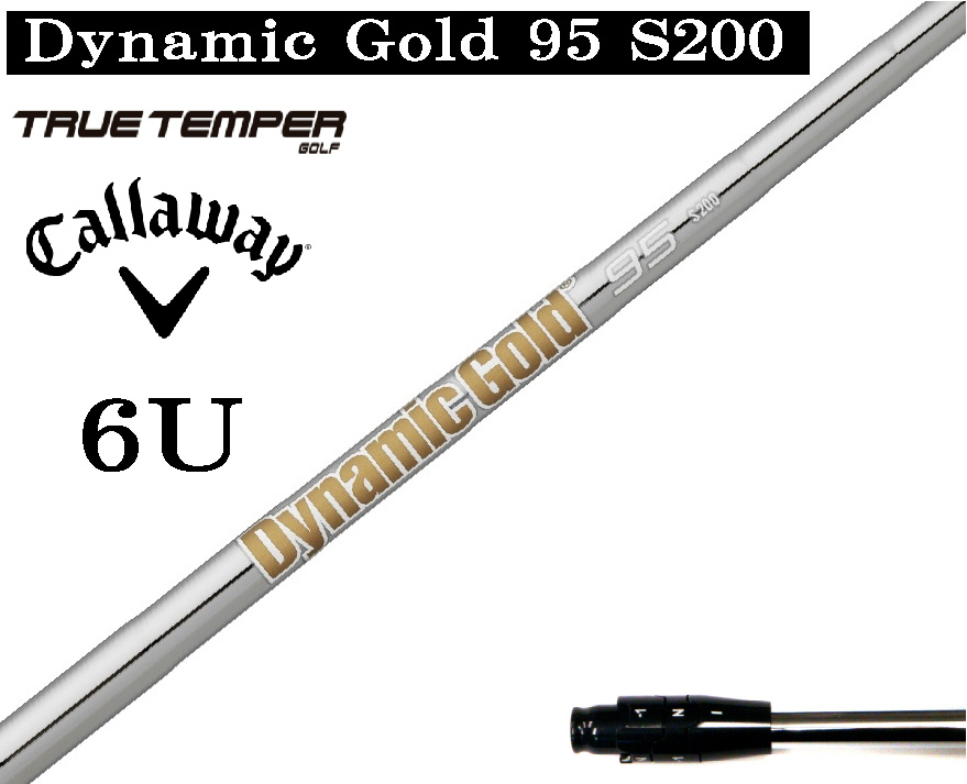 ダイナミックゴールド 95 S200 キャロウェイ PARADYM Ai SMOKE ユーティリティー 6H 27°用 スリーブ付シャフト ツアーベルベット360付拍卖