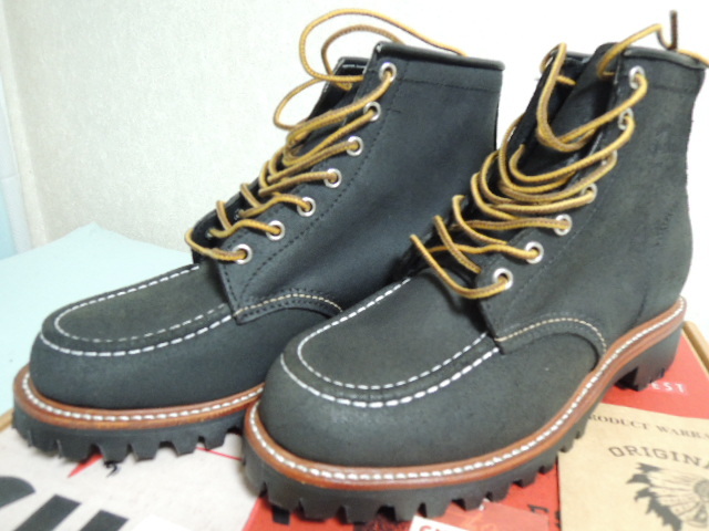 新品 未使用 USA製 CHIPPEWA チペワ 1901M62 6inch MOC TOE LUGGED FIELD BOOTS US7.5E 送料無料拍卖