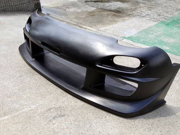 マツダ FD3S RX-7 フロントバンパー アンダ-パネル付 エアロバンパー FRP製 ③拍卖