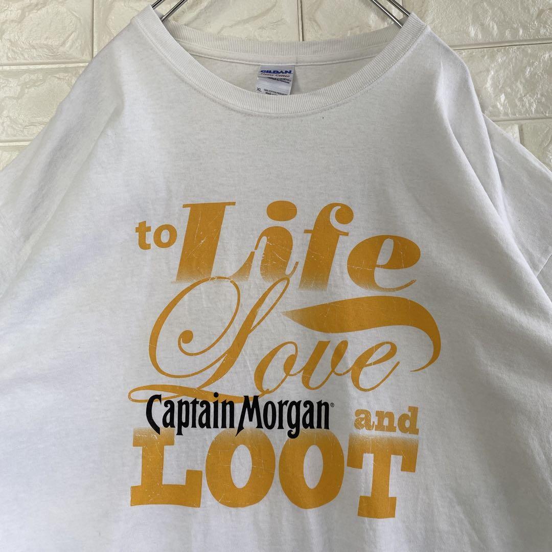 Captain Morgan ビッグサイズ Tシャツ XL 4160拍卖