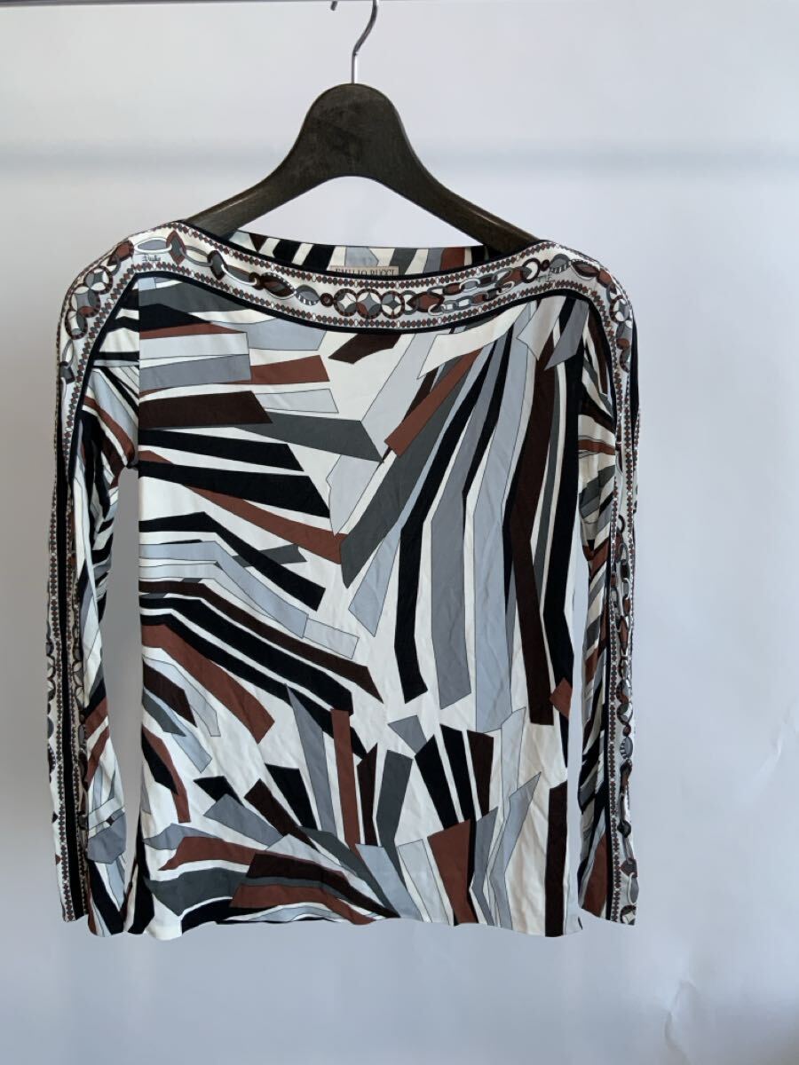 70347 EMILIO PUCCI/エミリオプッチ グラフィカルプリント カットソー拍卖