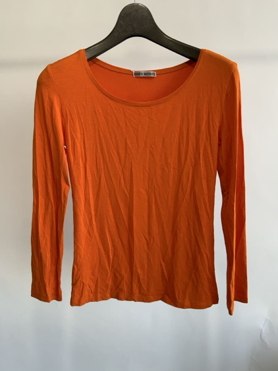 70374 ISSEY MIYAKE/イッセイミヤケ U字ネック ロングスリーブシャツ拍卖