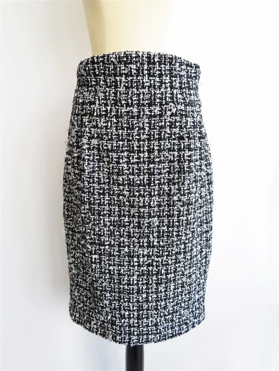 70336 CHANEL / シャネル CC ツイード スカート拍卖