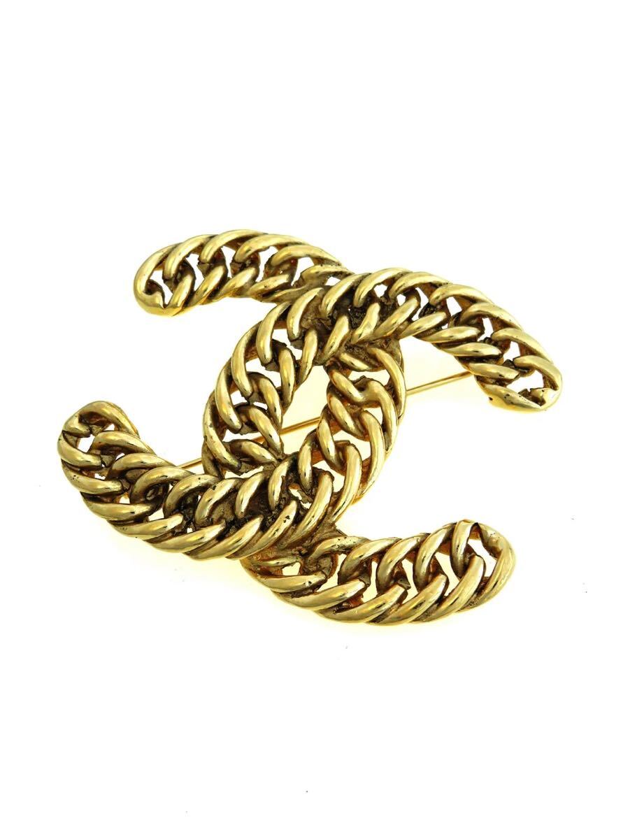 70403 CHANEL / シャネル CC ココマーク チェーン ブローチ拍卖