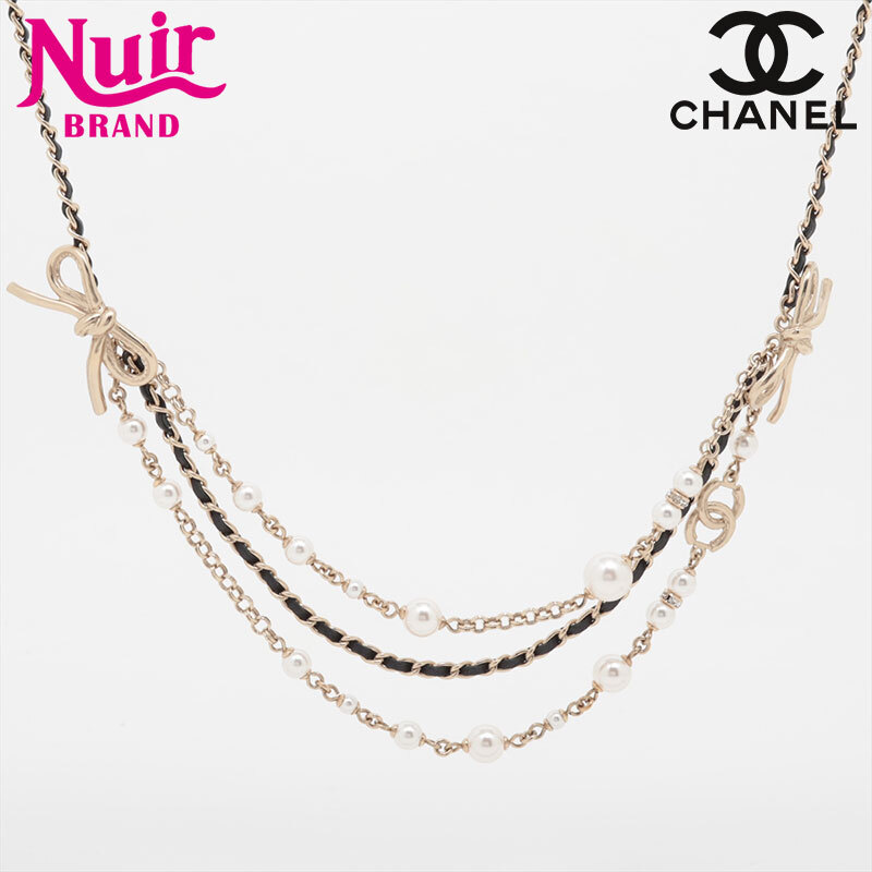 シャネル CHANEL ネックレス A22S 2022 チェーン ココマーク ゴールド拍卖