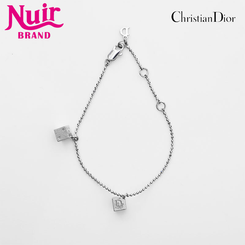 クリスチャンディオール Christian Dior ブレスレット ロゴ キューブ シルバー拍卖