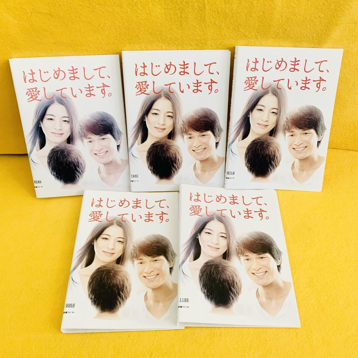 はじめまして、愛しています。DVD 全5巻 全巻セット ドラマ 尾野真千子 江口洋介 【レンタル落ち】初めまして拍卖