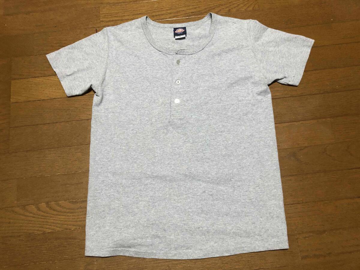 ★即決★アメリカ製★Goodwear グッドウェア★ヘンリーネックTシャツ★霜降りグレー★Lサイズ★ポリエステル★ヘビーウエイト★送料230円拍卖