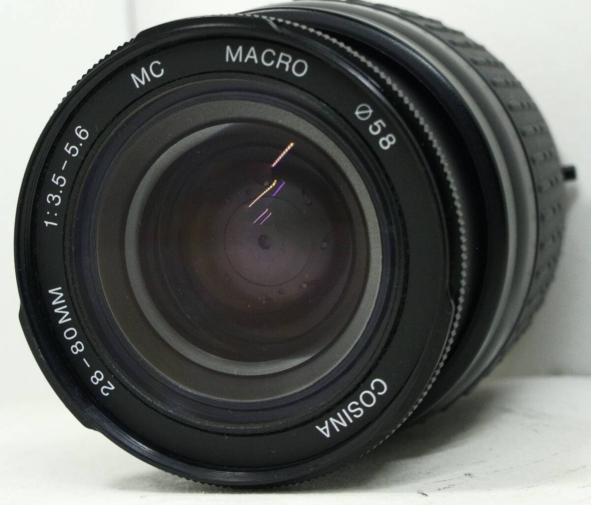 ~実写確認済~ ☆外観美品・人気の望遠レンズ☆ ペンタックス1眼レフ用(Kマウント) COSINA 28-80MM F3.5-5.6 MC MACRO (J0350)拍卖
