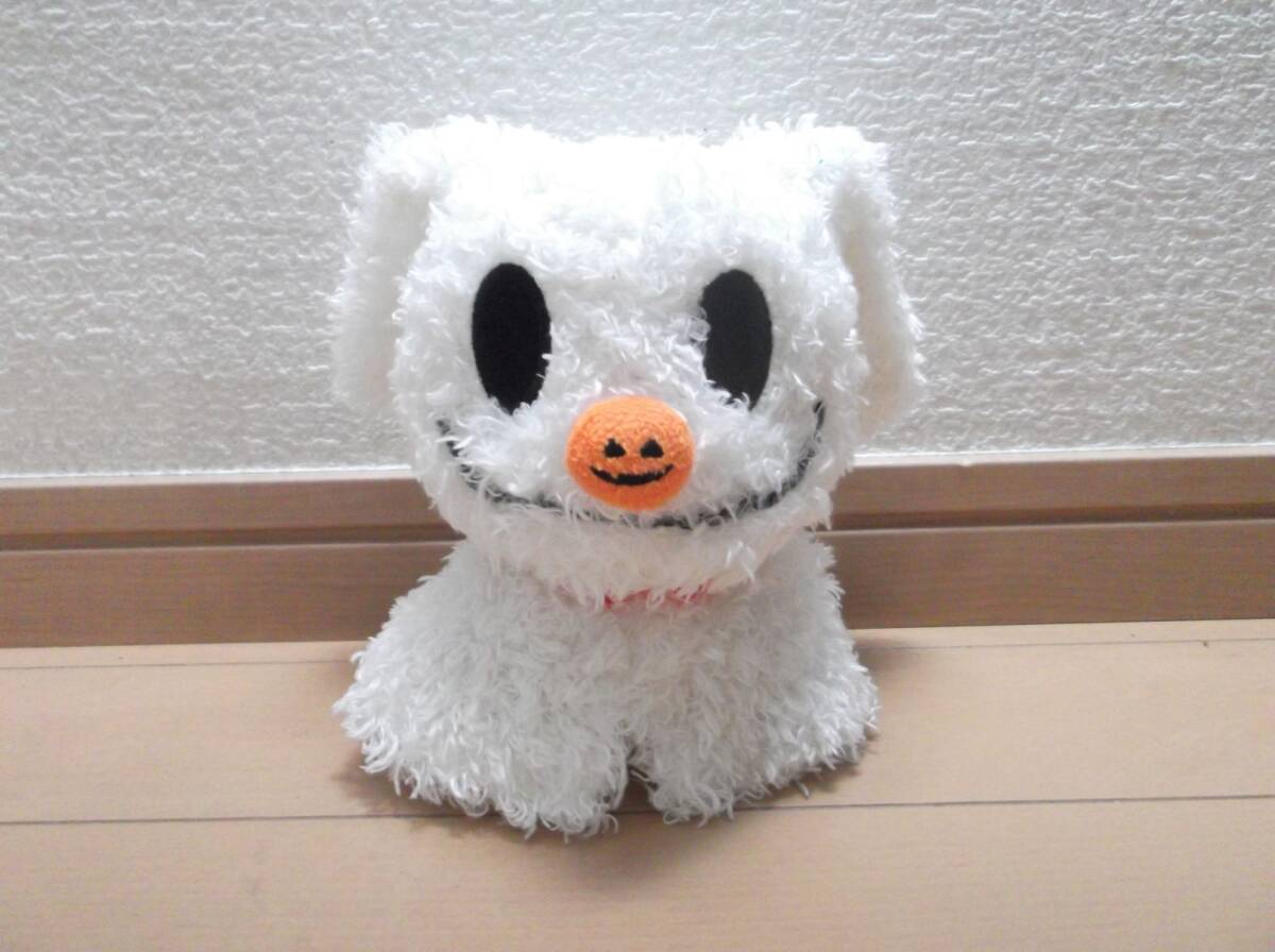 ディズニー☆【ナイトメア ビフォア クリスマス】幽霊犬 ゼロ 可愛い ぬいぐるみ☆即決!! ハロウィン かぼちゃ ホーンテッドマンション拍卖