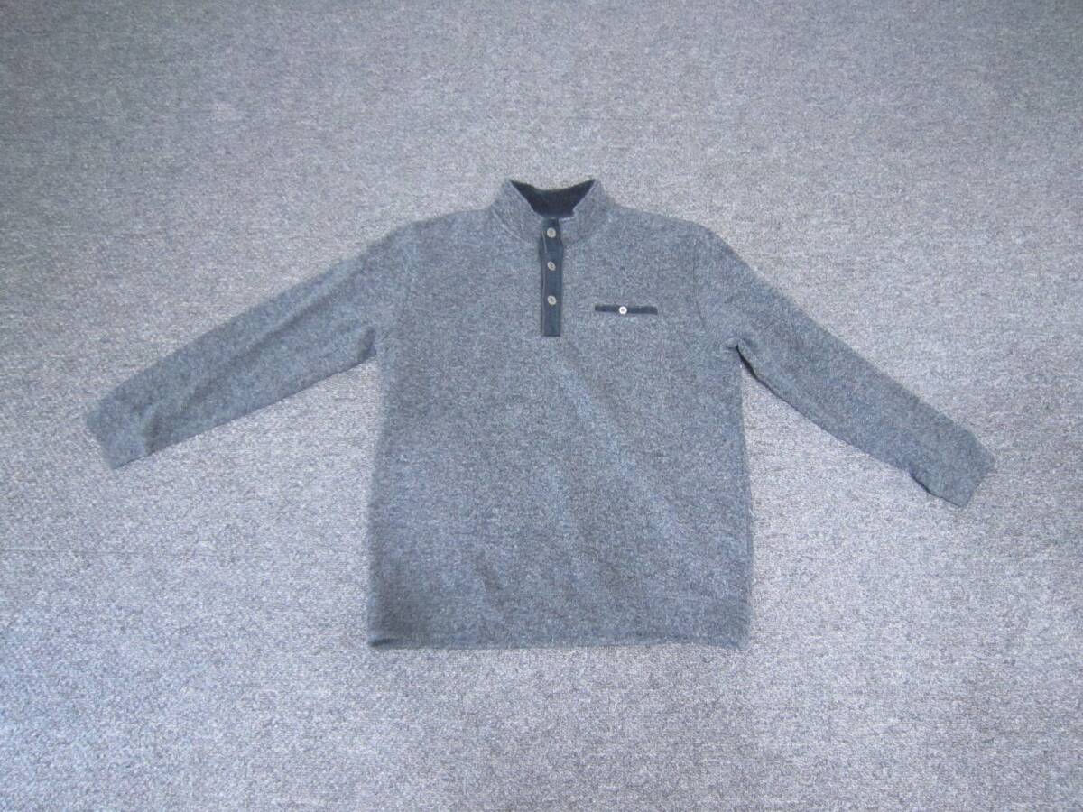 ヘリンボーンセーター 長袖 LL グレー メンズ セーター [kim拍卖