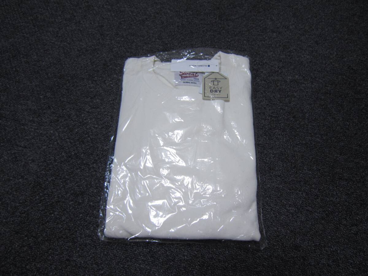 GLOBAL WORK グローバルワーク ハヤクカワクプルオーバー 長袖 ホワイト XL セーター [kiz拍卖