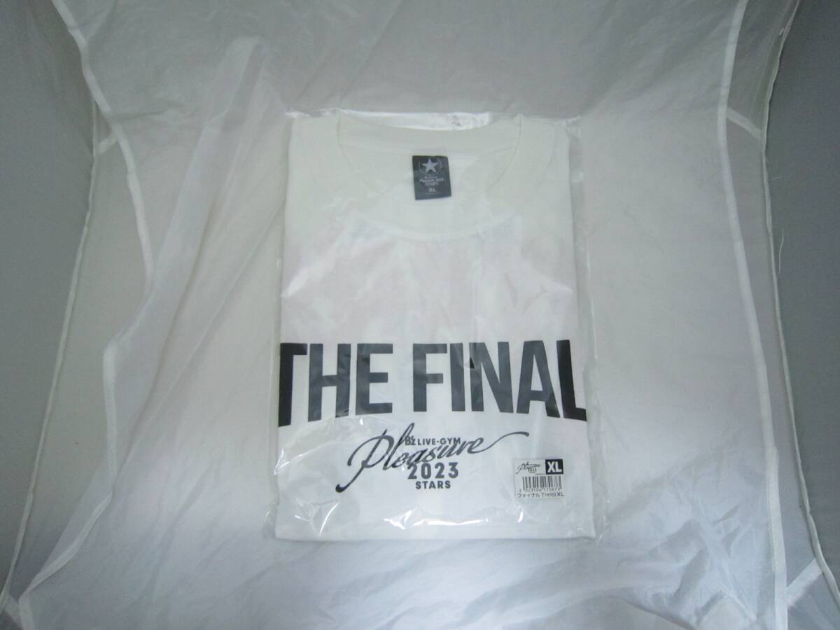 B’z LIVE-GYM Pleasure 2023 -STARS- ファイナルTシャツ XL ホワイト ツアーグッズ 千秋楽 Tシャツ [jes拍卖