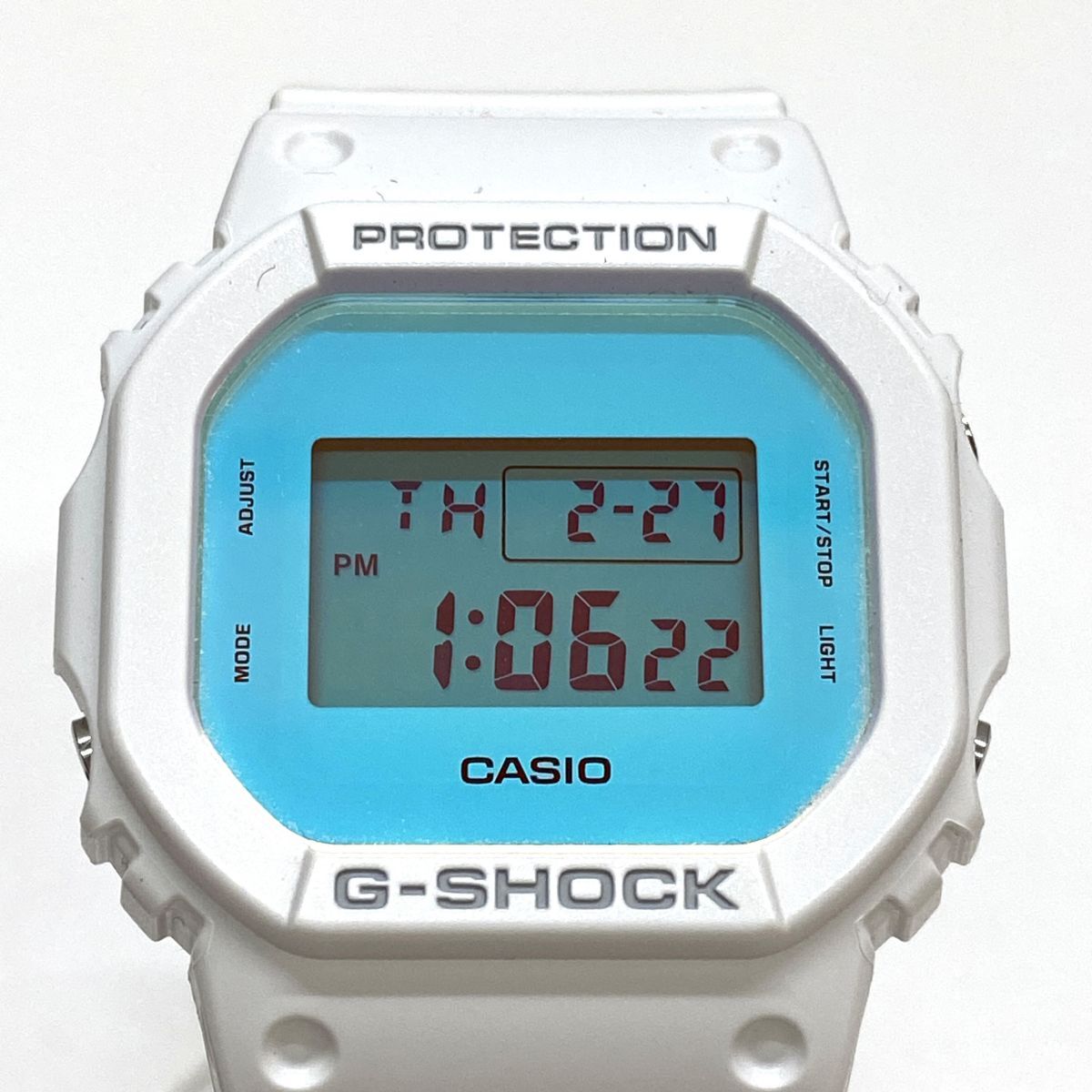 tu160s CASIO カシオ G-SHOCK DW-5600TL-7JF デジタル 腕時計 ホワイト ※新古品 【津山店】拍卖