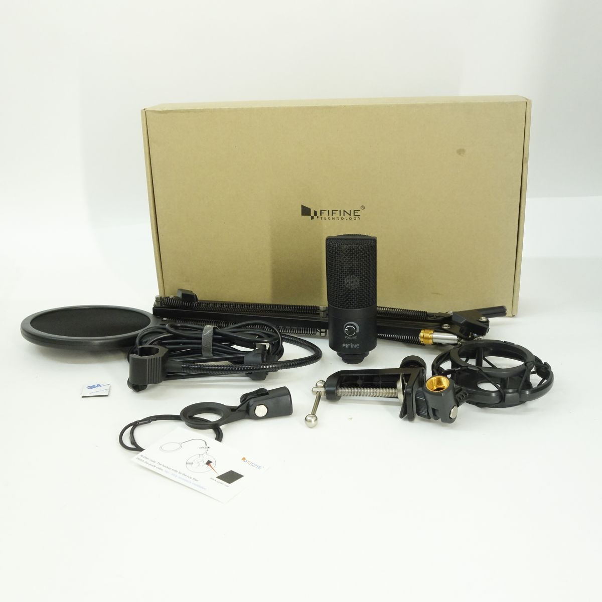 100 FINFiNE ファイファイン USBコンデンサーマイク ※中古拍卖