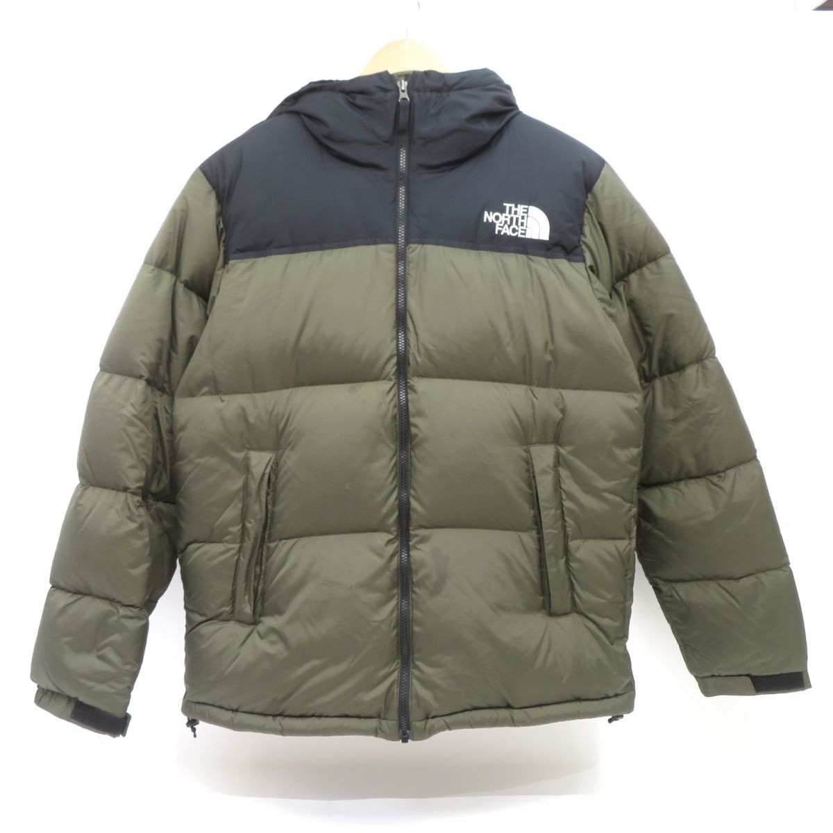 132s THE NORTH FACE ノースフェイス NUPTSE HOODIE_ヌプシフーディ ダウンジャケット ND92041R XXLサイズ ※中古拍卖