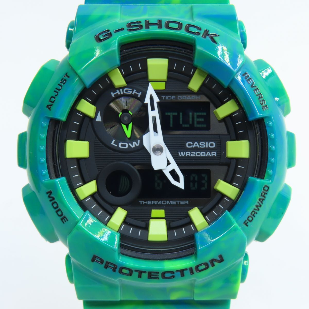 160s CASIO カシオ G-SHOCK GAX-100MB-3AJF クオーツ 腕時計 ※中古拍卖