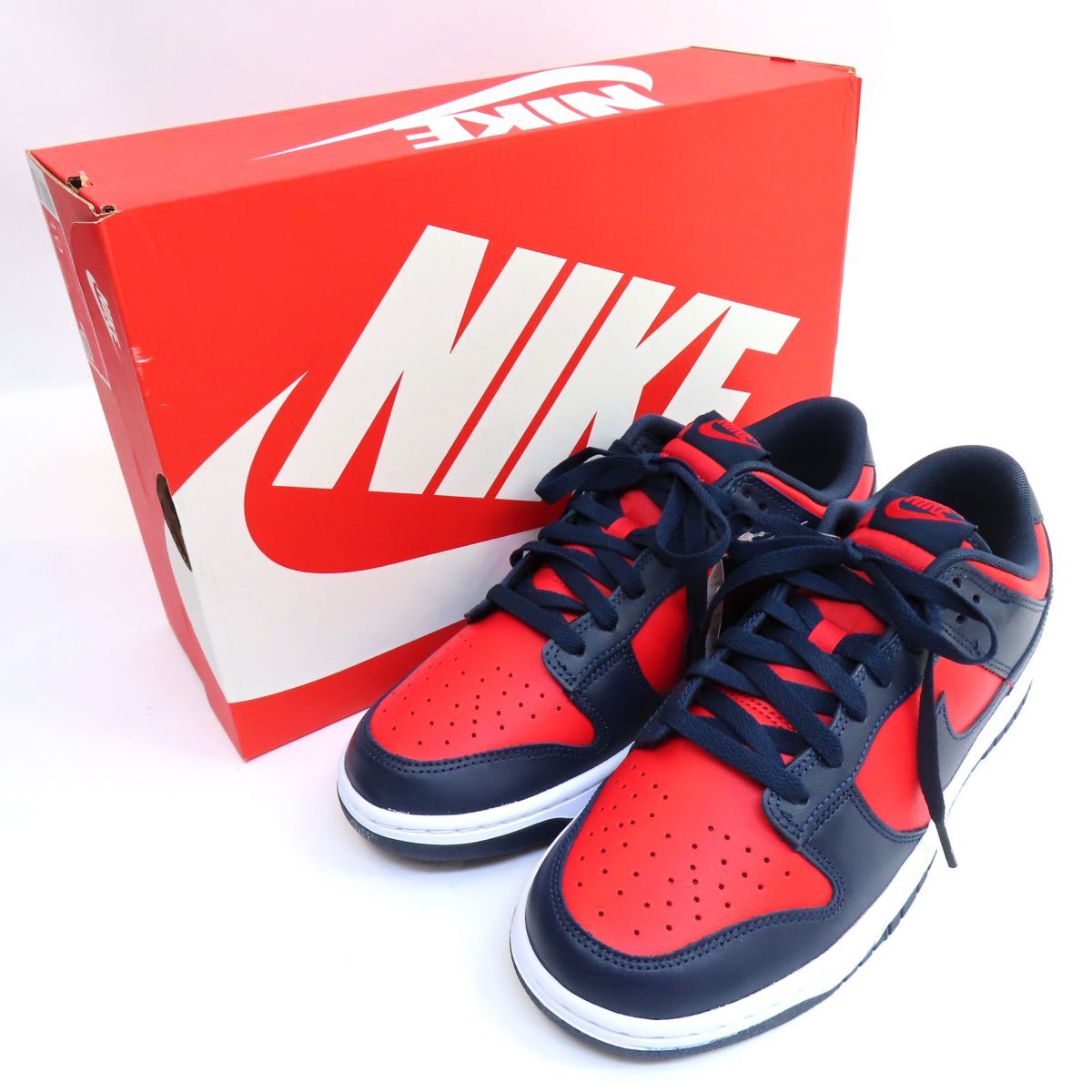 153s【未使用】NIKE ナイキ DUNK LOW RETRO ダンク ロー レトロ DV0833-601 US10/28cm 箱有拍卖