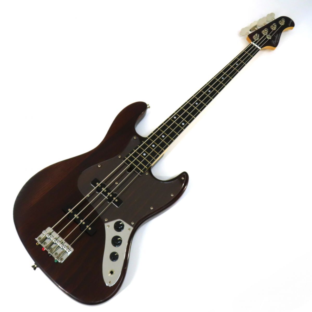 092s☆Bacchus バッカス WL-434S ASH BR/OIL ウッドライン ジャズベース エレキベース ※中古拍卖