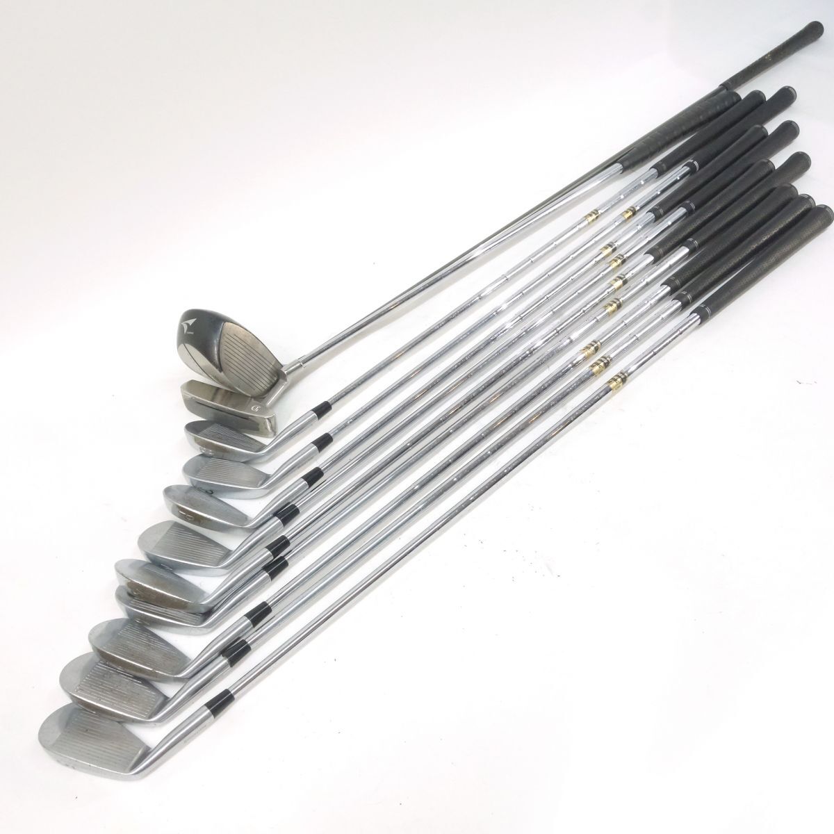 116 BRIDGESTONE/ブリヂストン TOURSTAGE ドライバー アイアン 3〜9、P、P/S パター 11本セット ゴルフクラブ ※中古拍卖