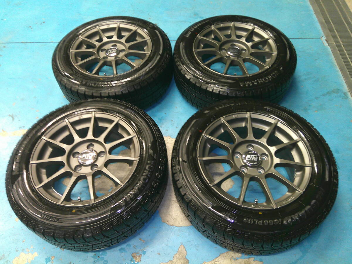 MSW designed by OZ 16インチ 7.5J +45 PCD112-5H 5穴 ヨコハマ アイスガードIG50 215/60-16 20年製 4本 VW audi メルセデスベンツ BMW拍卖