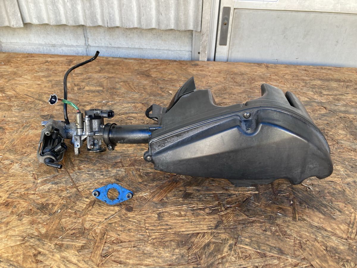 60509■ スズキ アドレスV50 CA42A (103番台〜) 実動 吹き上がりOK!! スロットルボディ インジェクター エアクリーナーボックス拍卖