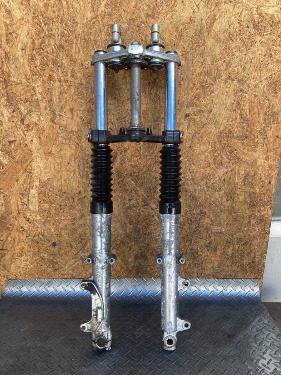 60539■ ヤマハ SR400 1JR (3115番台〜) フロントフォーク 三又 トップブリッジ拍卖