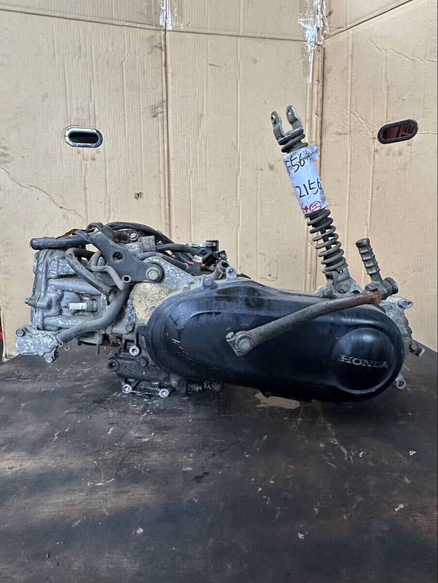 60547■ ホンダ スマートディオ AF56 (1121番台〜) 実動 安定 吹き上がりOK エンジン 検索 ズーマー AF58 AF55 クレアスクーピー AF55E拍卖