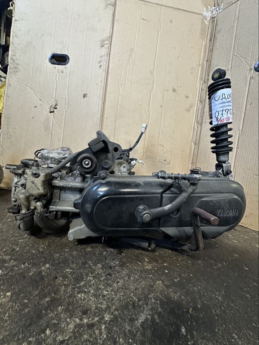 60624 ■ ヤマハ GEAR ギア UA08J (0190番台〜) 実動 安定 吹き上がりOK!! エンジン 【A331E-0191〜】拍卖