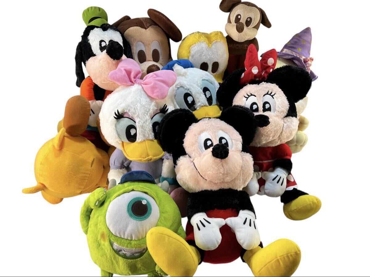 ◆まとめ売り ディズニー Disney ぬいぐるみ うるりぃみぃ 人形 ミッキー ミニー ドナルド アミューズメント 中古品 現状品 □管理KA135拍卖