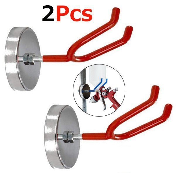 スプレーガンホルダー 塗装ガンホルダー ツールホルダー 工具ホルダー マグネット式 超強力タイプ 2PC ローラーキャビネットに 磁石 フック拍卖