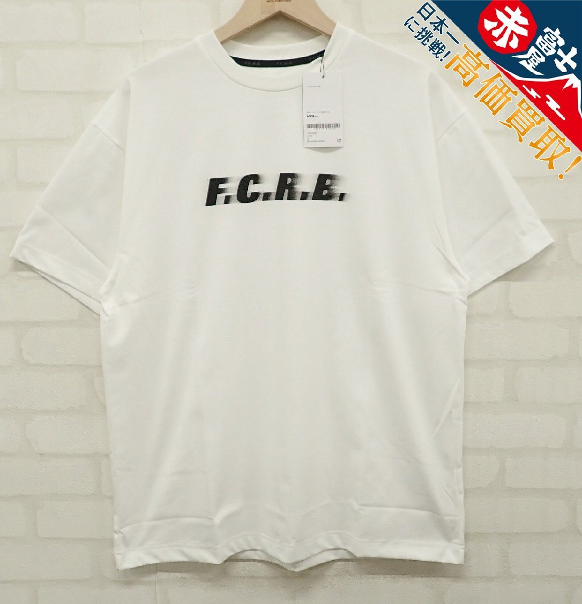 9T5338【クリックポスト対応】新品 F.C.Real Bristol BLURRED LOGO TEE FCRB-250083 Tシャツ ブリストル拍卖